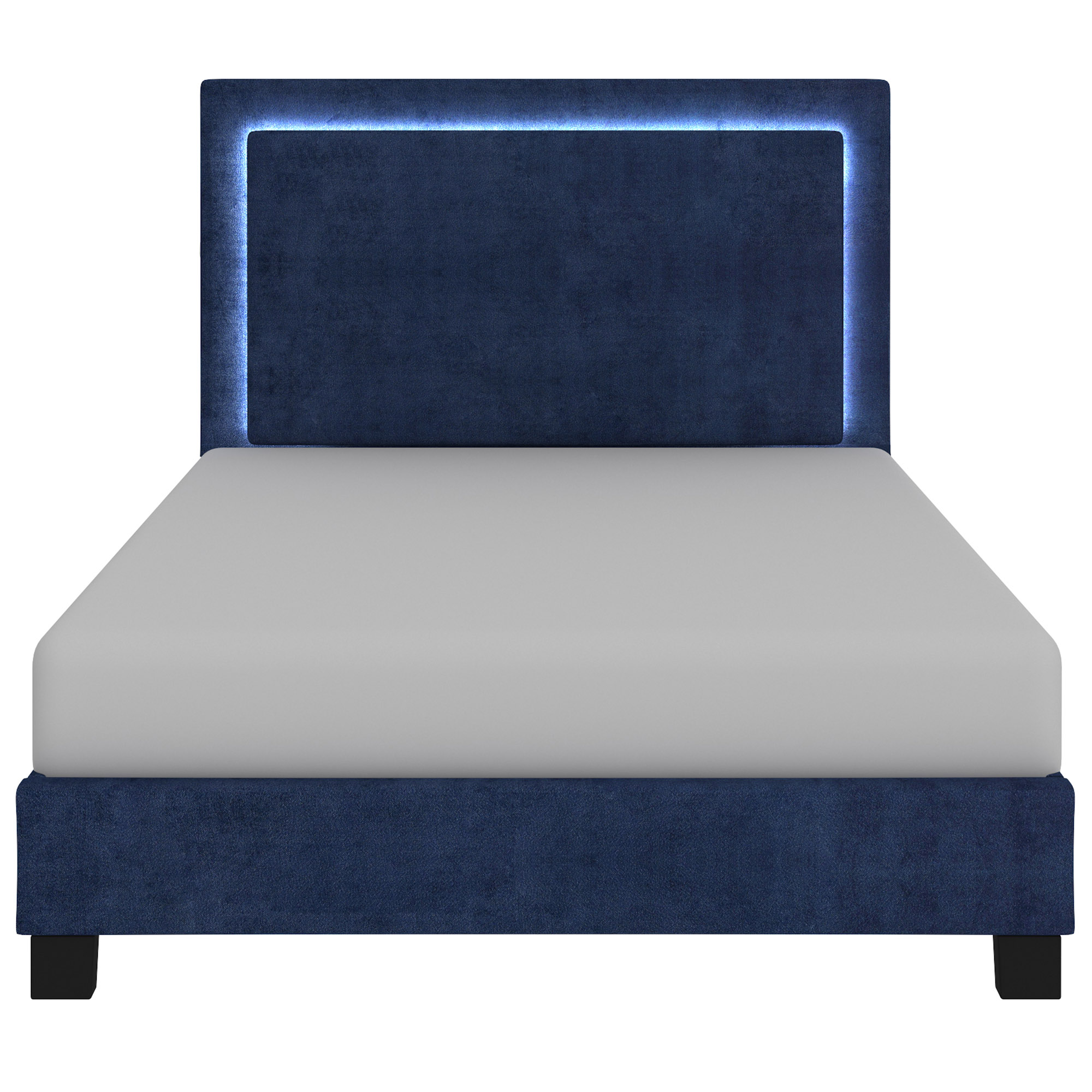 Lumina 60'' Platform Bed Blue