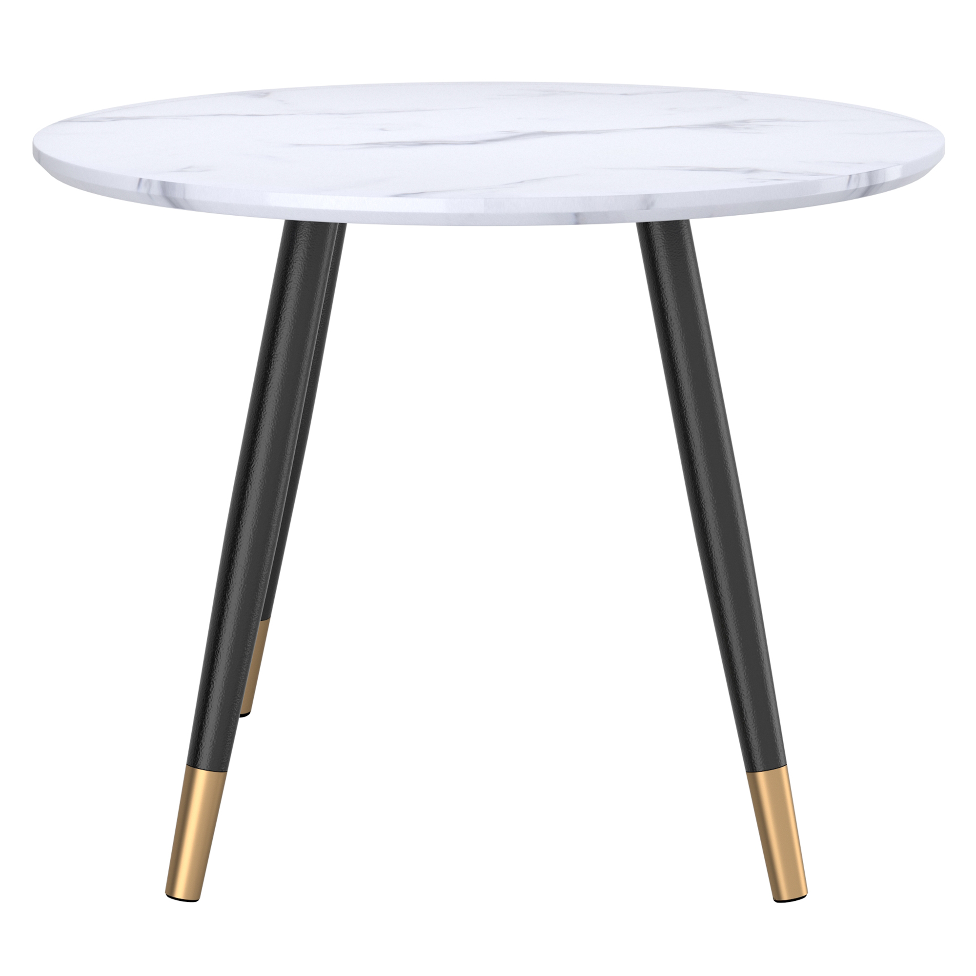 Emery Round Dining Table White