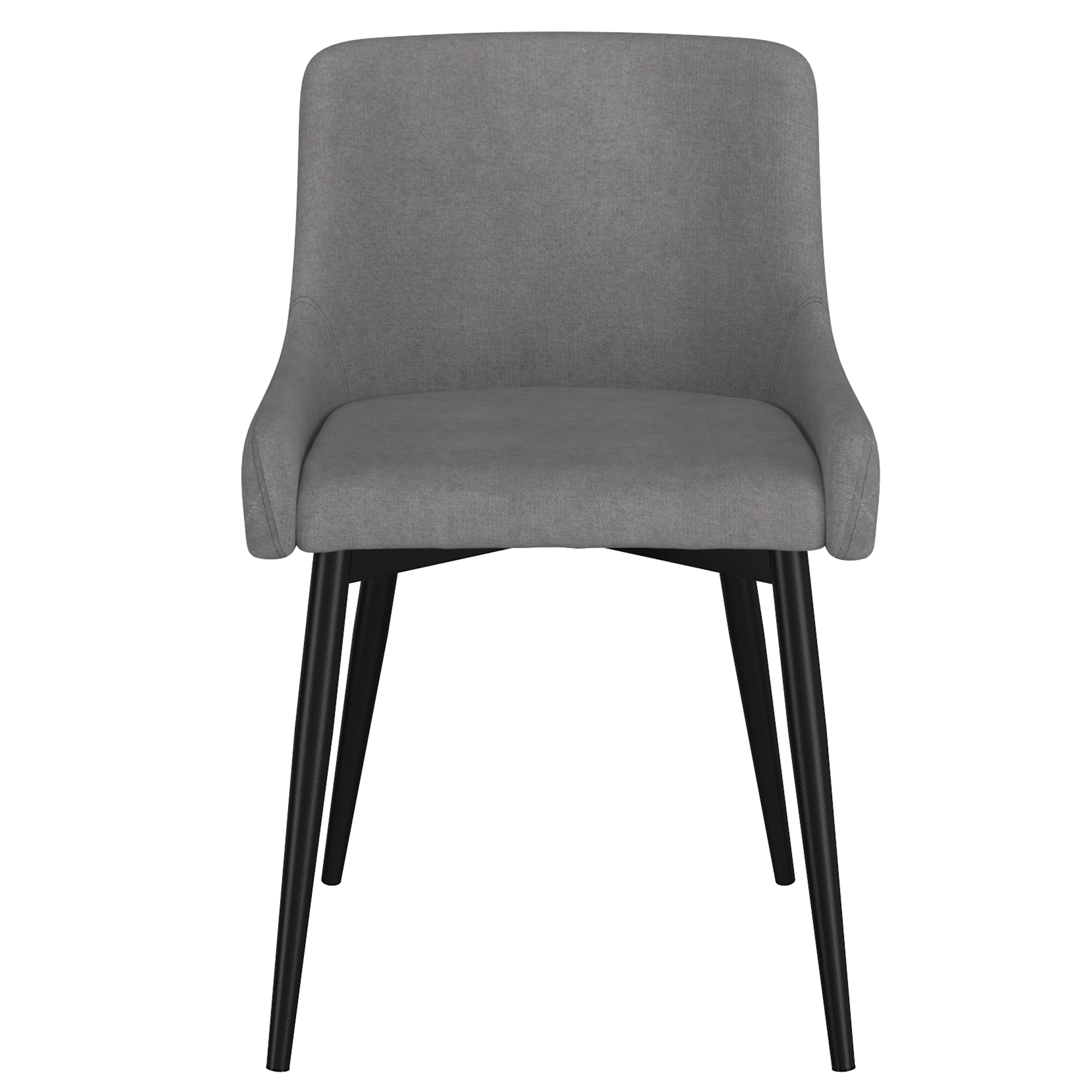 Bianca Side Chair Grey/Black Leg