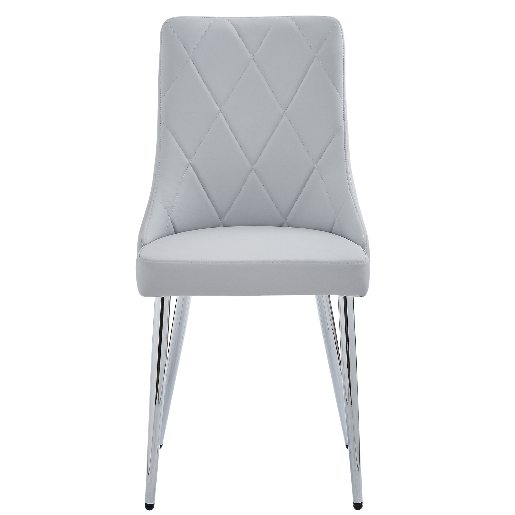 Devo Side Chair Light Grey