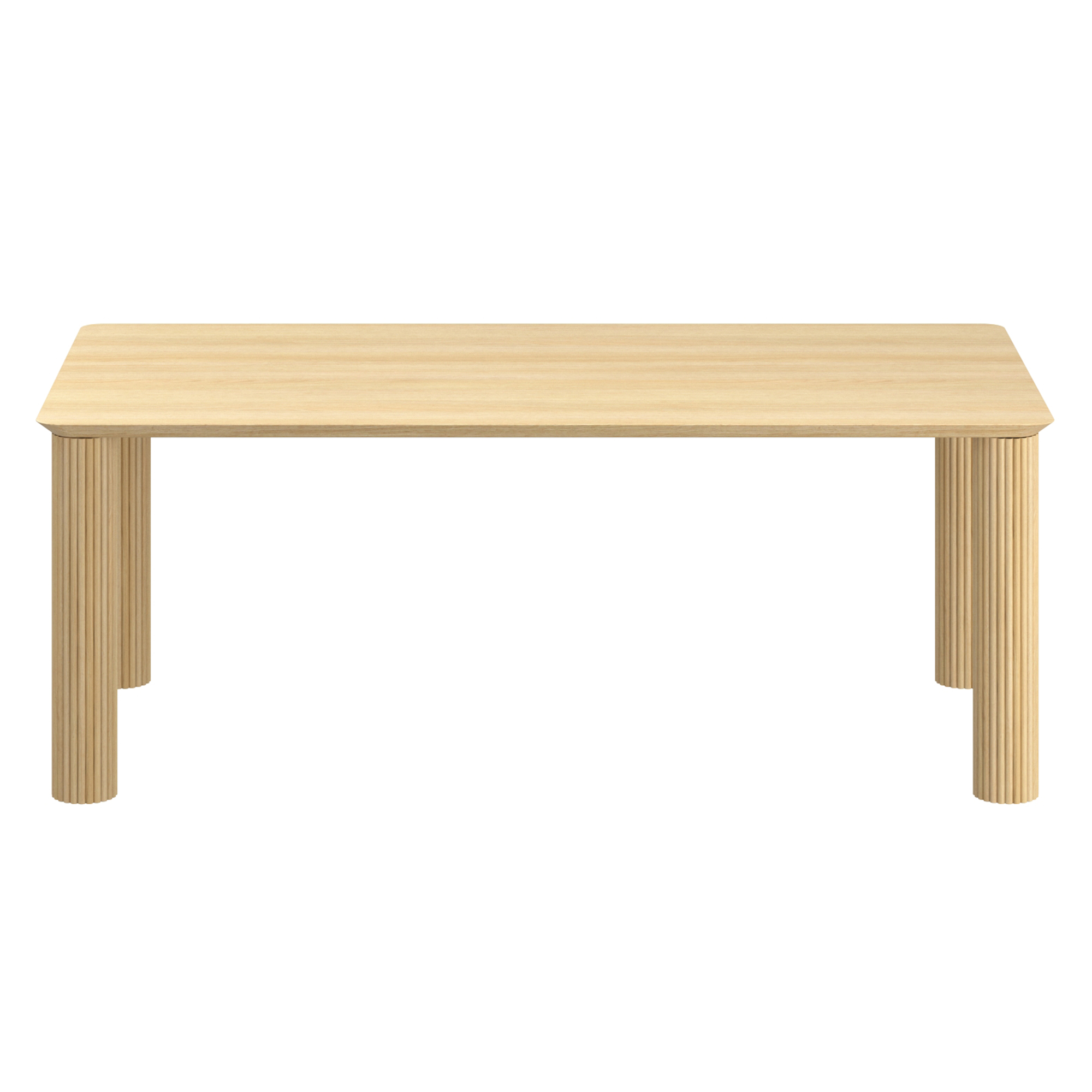 Sangra/Amara 7pc Dining Set Natural Table with Charcoal Chair