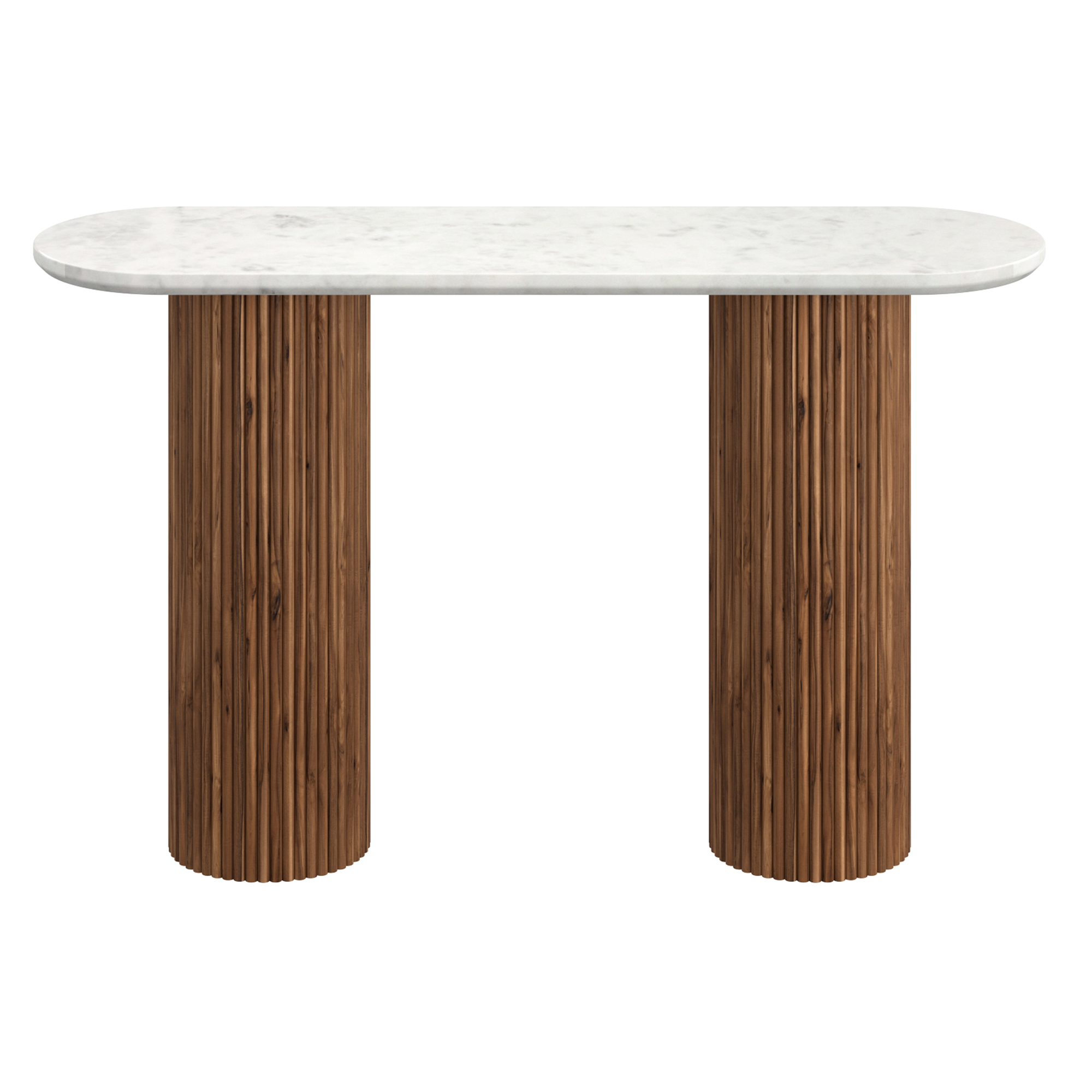 【人気No.1】 Jilsa Console Table in Walnut & White テーブル・チェア・ハンモック